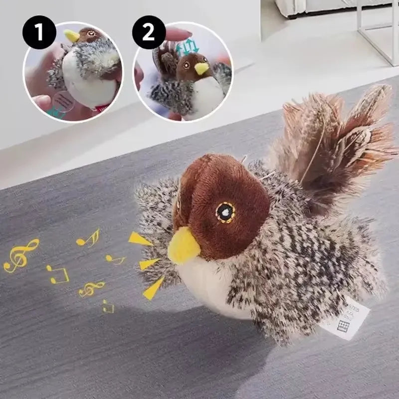 INteractive Bird Chirping Cat Toy