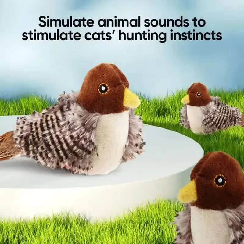 INteractive Bird Chirping Cat Toy