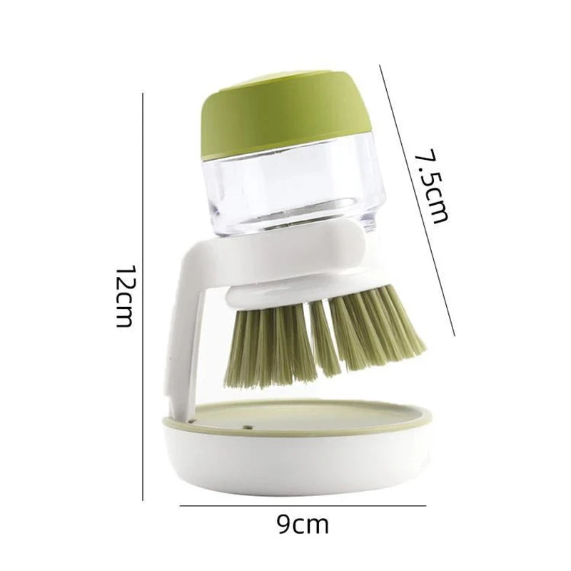 CleanEase Soap Dispensing Scrub Brush