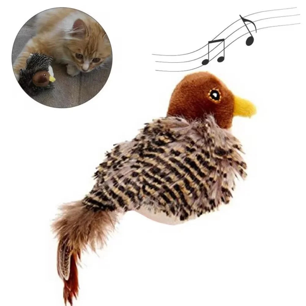 INteractive Bird Chirping Cat Toy